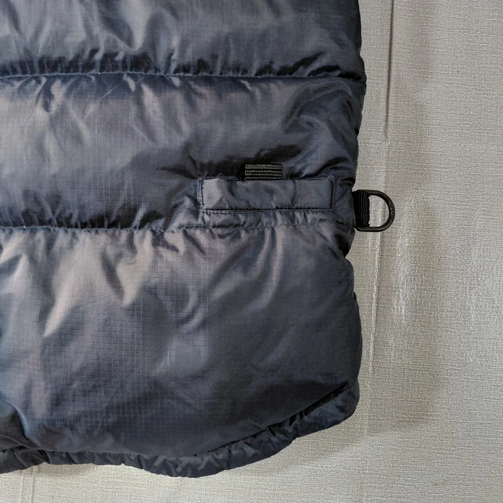 Gap Kids Down Filled Puffer Vest Boy's 7/8 Navy Blue Zip Front Gorpcore Outdoor